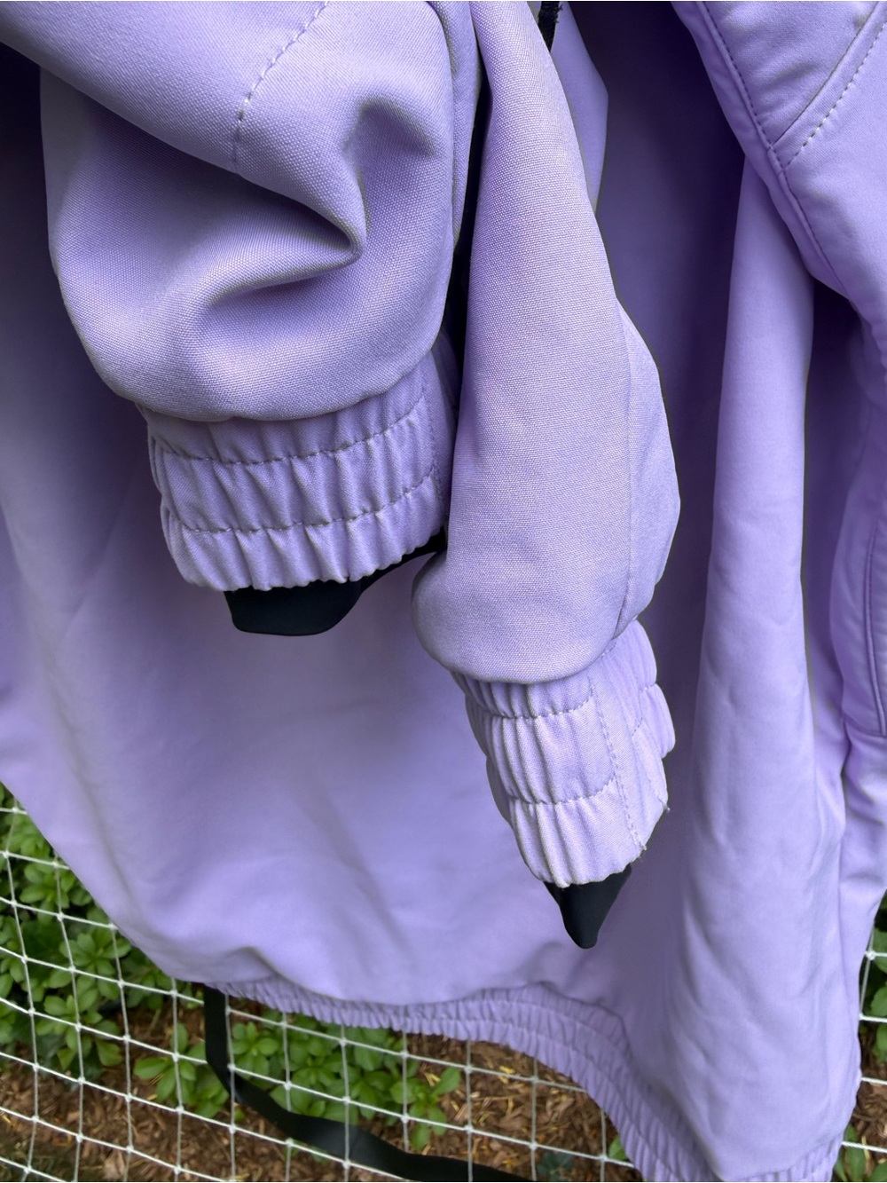 DOPE Lavender Pullover Anorak with Black Accents - Picture 7 of 7